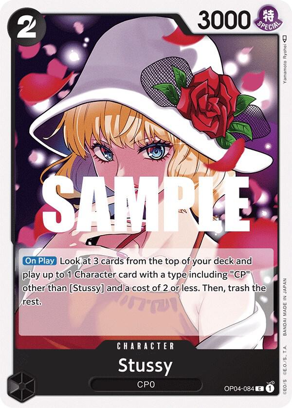 Stussy OP04-084 Common Kingdoms of Intrigue One Piece Near Mint