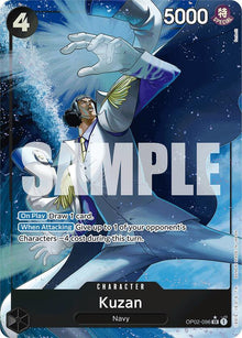 Kuzan (Alternate Art) OP02-096 Premium Booster -The Best- One Piece Foil NM
