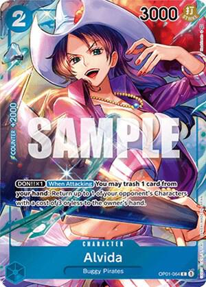 Alvida (Box Topper) OP01-064 Common Romance Dawn One Piece Foil Near Mint