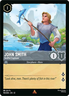 John Smith - Skillful Explorer 192/204 Rare Wilds Unknown Lorcana Near Mint