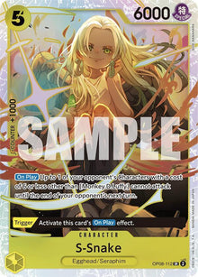 S-Snake OP08-112 Super Rare Two Legends One Piece Foil Near Mint
