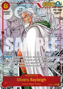 Silvers Rayleigh (Parallel) (Manga) OP08-118 Two Legends One Piece Foil NM