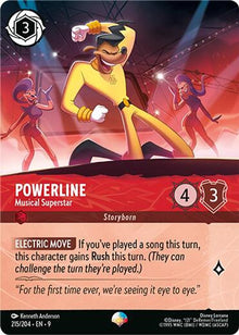Powerline - Musical Superstar (Epic) 215/204 Epic Fabled Lorcana Holo Near Mint
