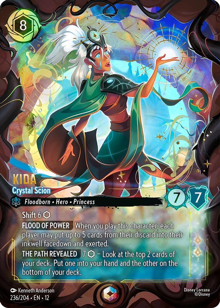 Kida - Crystal Scion (Enchanted) 236/204 Enchanted Wilds Unknown Lorcana Holo NM