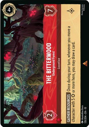 The Bitterwood - Underground Forest 135/204 Rare Whispers in the Well Lorcana NM