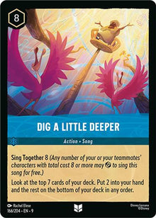 Dig a Little Deeper 166/204 Uncommon Fabled Lorcana Near Mint