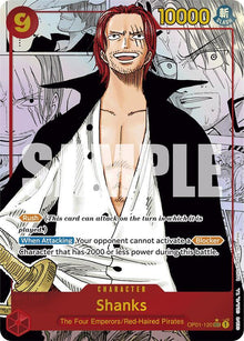 Shanks (Manga) OP01-120 Secret Rare Premium Booster -The Best- One Piece Foil NM
