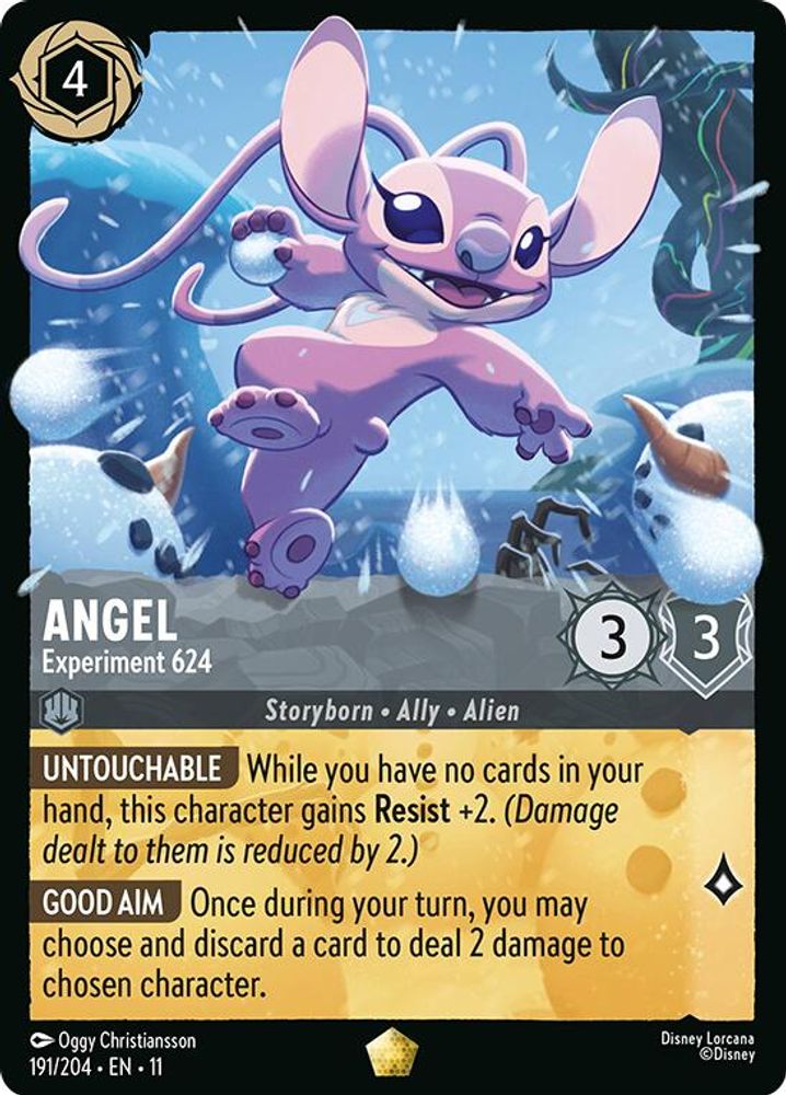 Angel - Experiment 624 191/204 Legendary Winterspell Lorcana Near Mint