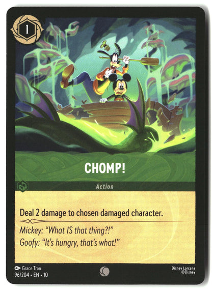 Chomp! 96/204 Common Whispers in the Well Lorcana Lightly Played