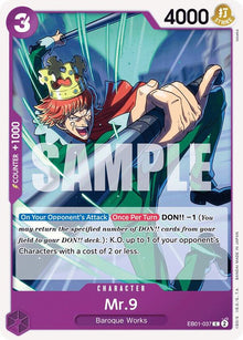 Mr. 9 EB01-037 Common Extra Booster: Memorial Collection One Piece Near Mint