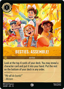 Besties, Assemble! 34/204 Common Attack of the Vine! Lorcana Near Mint