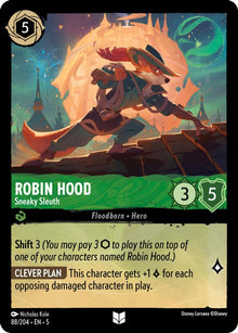 Robin Hood - Sneaky Sleuth 88/204 Uncommon Shimmering Skies Lorcana Near Mint