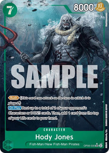 Hody Jones (035) (Alternate Art) OP06-035 Wings of the Captain One Piece Foil NM