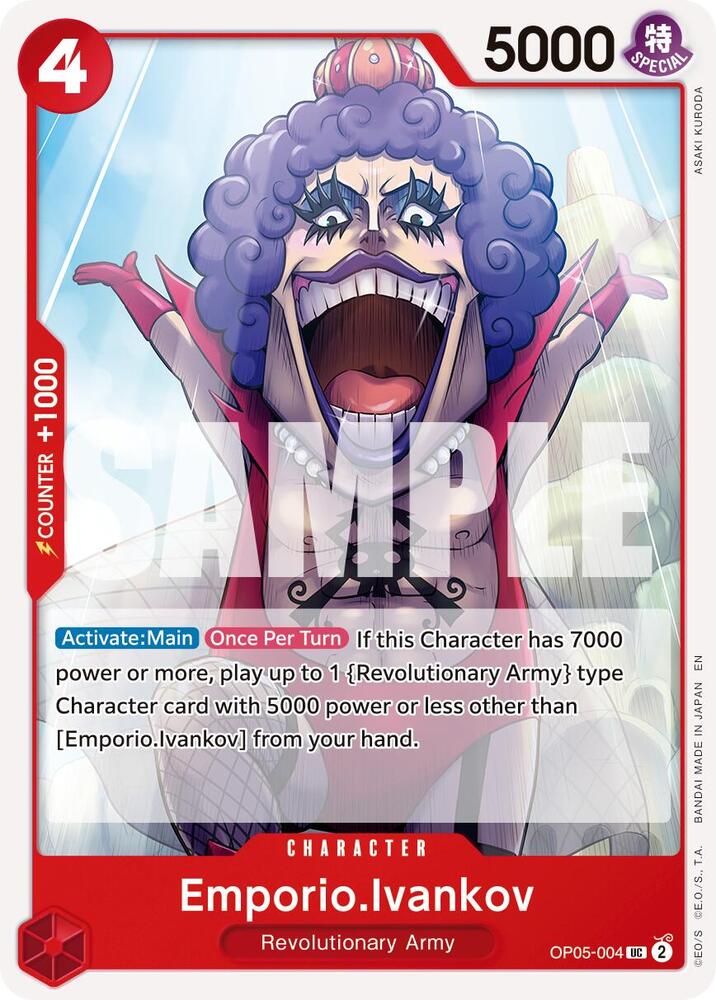 Emporio.Ivankov (Reprint) OP05-004 Premium Booster -The Best- Vol. 2 One Piece NM