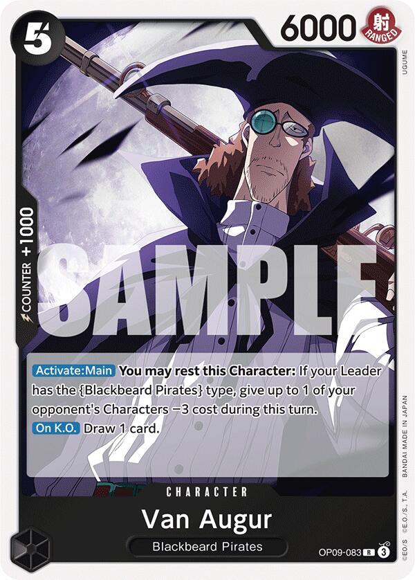 Van Augur OP09-083 Rare Emperors in the New World One Piece Foil Near Mint