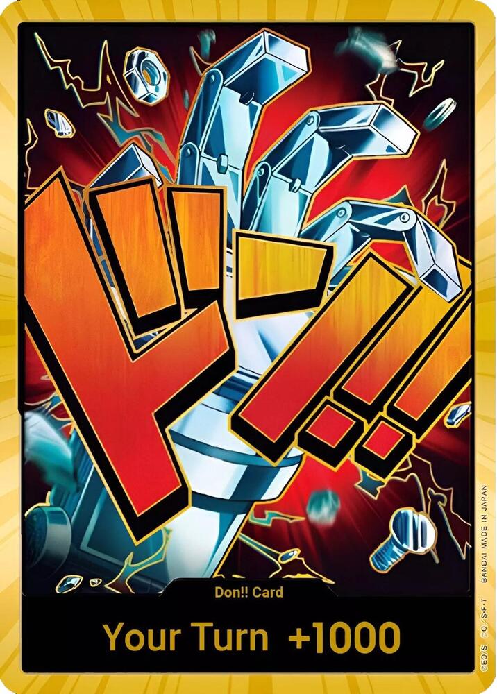 DON!! Card (Eustass "Captain" Kid) (Gold) Premium Booster -The Best- One Piece Foil NM