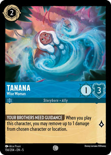 Tanana - Wise Woman 156/204 Common Shimmering Skies Lorcana Near Mint