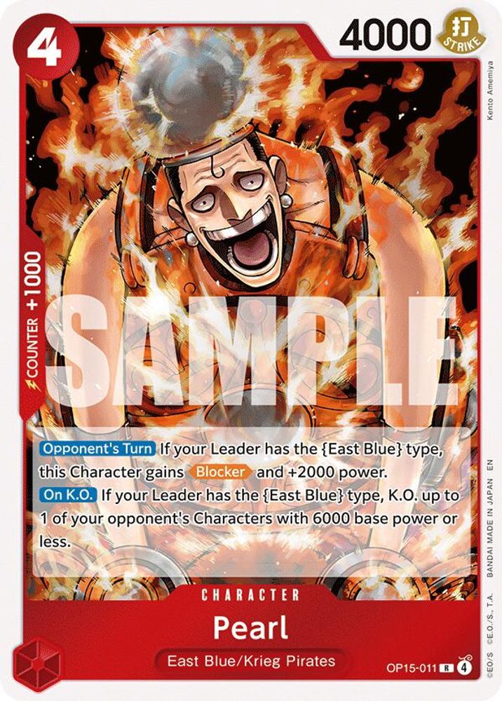 Pearl OP15-011 Rare Adventure on Kami's Island One Piece Foil Near Mint