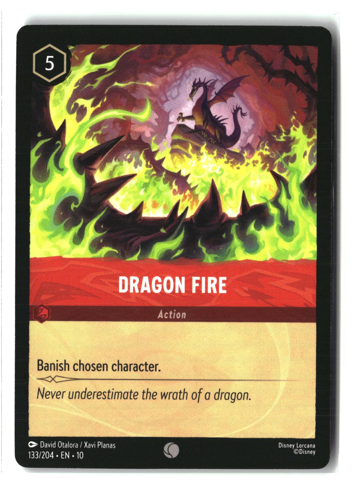 Dragon Fire 133/204 Common Whispers in the Well Lorcana Lightly Played
