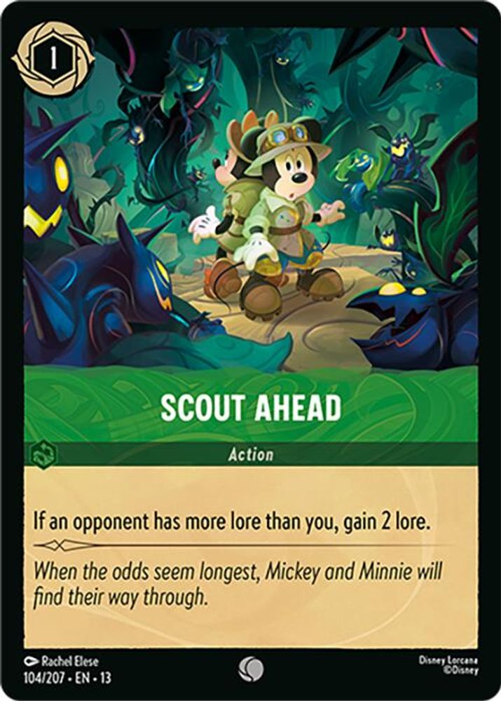 Scout Ahead 104/204 Common Attack of the Vine! Lorcana Near Mint