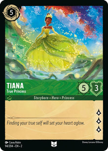 Tiana - True Princess 94/204 Uncommon Rise of the Floodborn Lorcana Near Mint