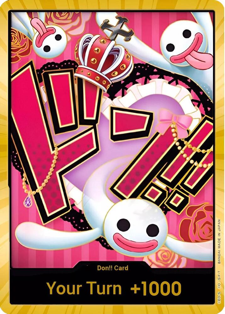 DON!! Card (Perona) (Gold) DON!! Premium Booster -The Best- One Piece Foil NM