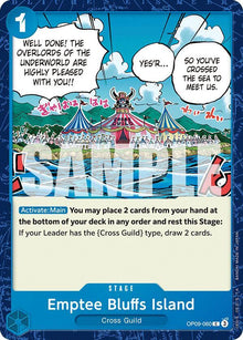Emptee Bluffs Island OP09-060 Common Emperors in the New World One Piece NM