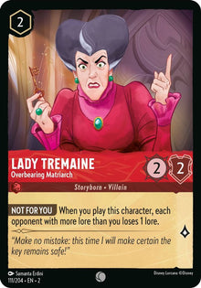 Lady Tremaine - Overbearing Matriarch 111/204 Rise of the Floodborn Lorcana NM