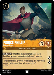 Prince Phillip - Dragonslayer 16/204 Uncommon The First Chapter Lorcana NM