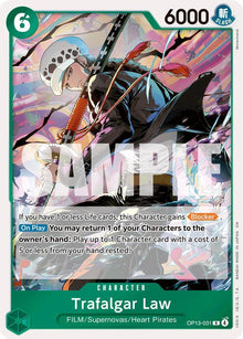 Trafalgar Law OP13-031 Rare Carrying On His Will One Piece Foil Near Mint