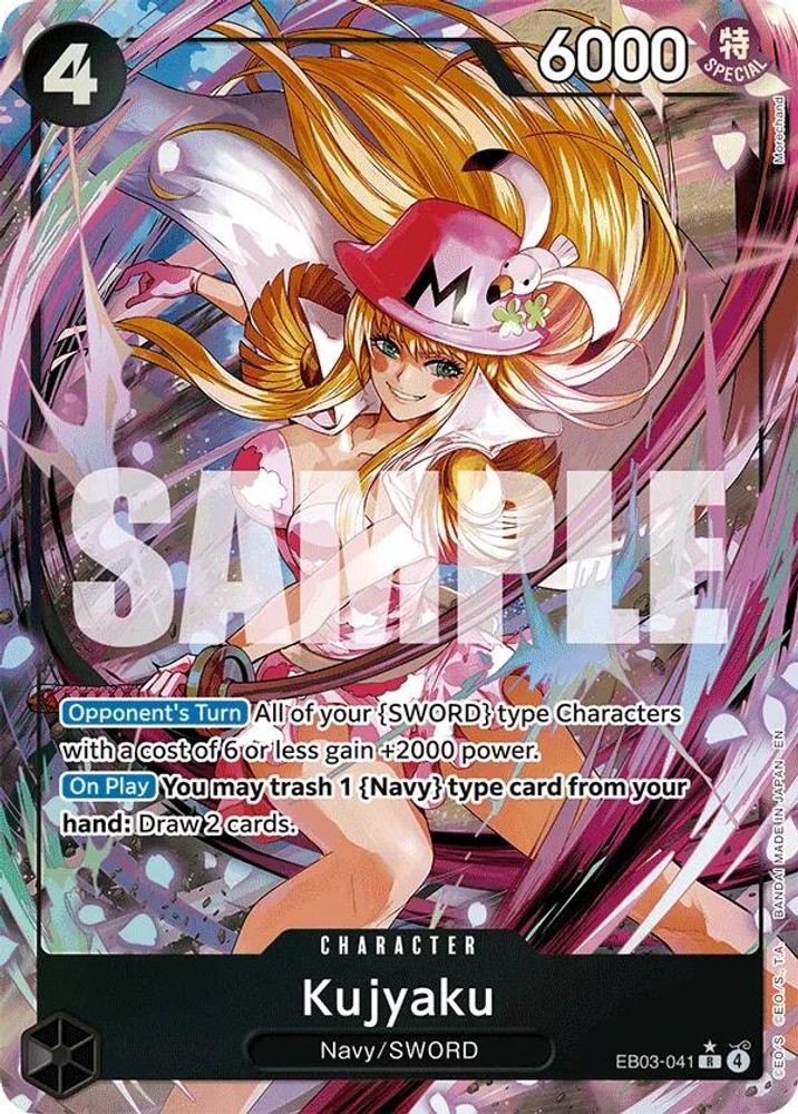 Kujyaku (Alternate Art) EB03-041 Extra Booster: One Piece Heroines Edition One Piece Foil NM