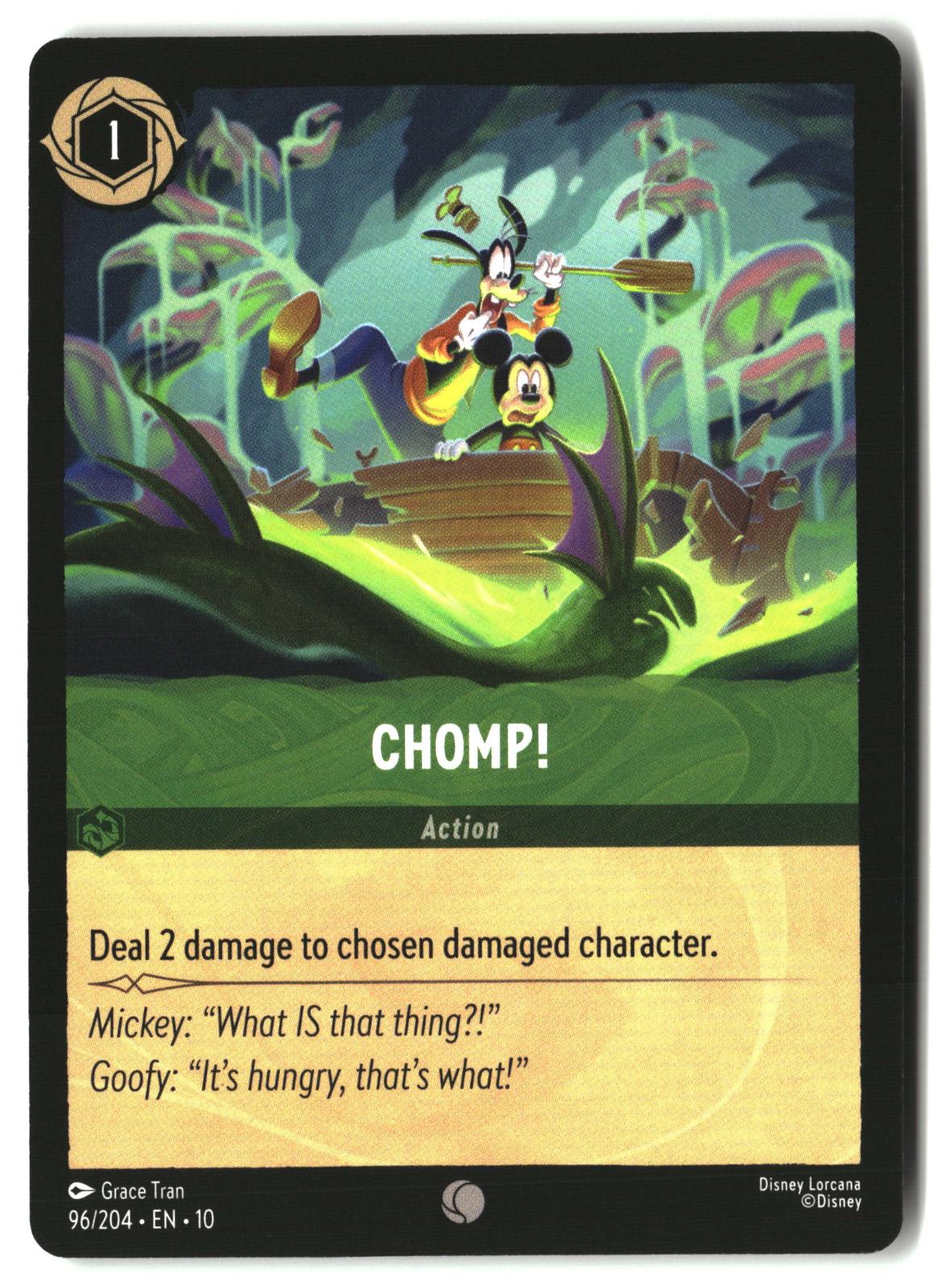 Chomp! 96/204 Common Whispers in the Well Lorcana Lightly Played