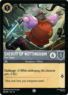 Sheriff of Nottingham - Vine Slayer 181/204 Attack of the Vine! Lorcana NM
