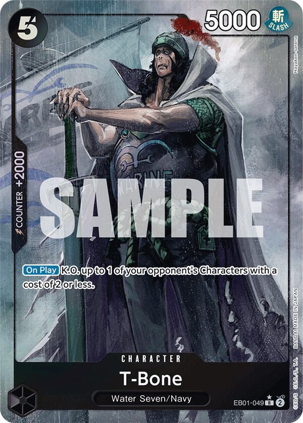 T-Bone (Alternate Art) EB01-049 Extra Booster: Memorial Collection One Piece Foil NM