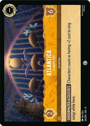 Atlantica - Concert Hall 34/204 Common Fabled Lorcana Near Mint