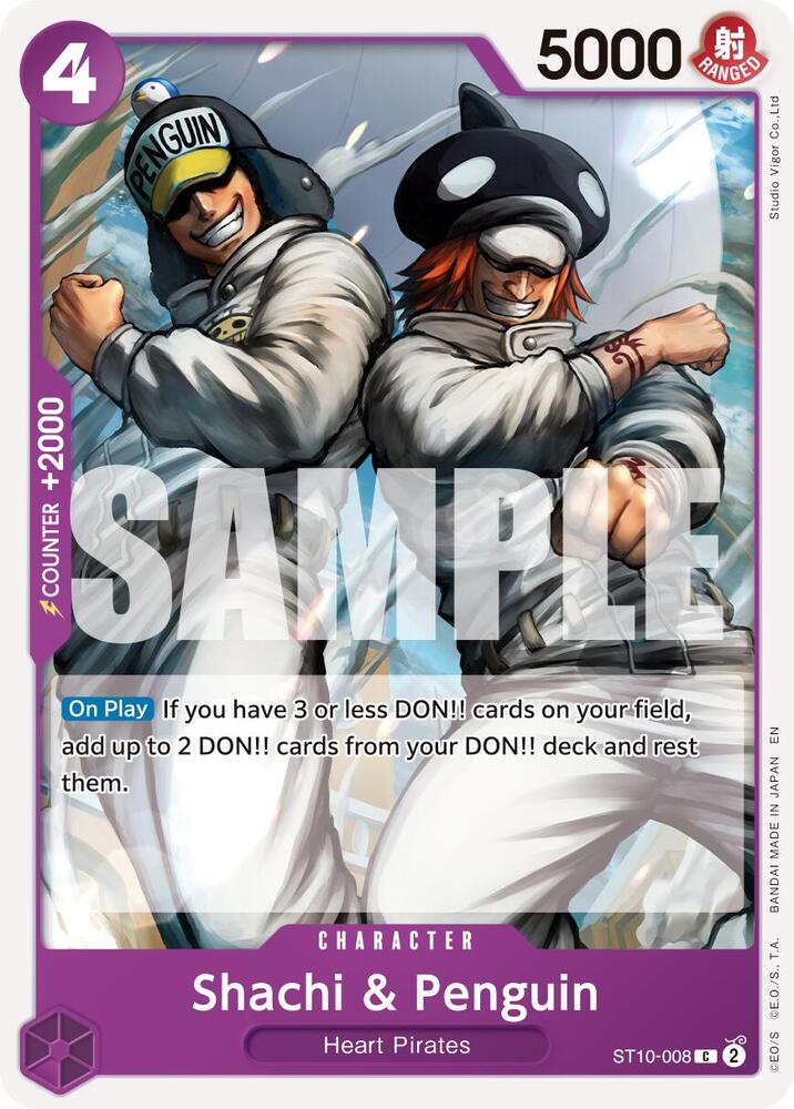 Shachi & Penguin (Reprint) ST10-008 Premium Booster -The Best- Vol. 2 One Piece NM