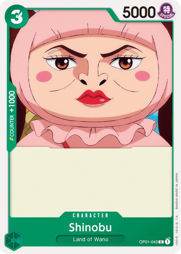Shinobu OP01-043 Common Romance Dawn One Piece Near Mint