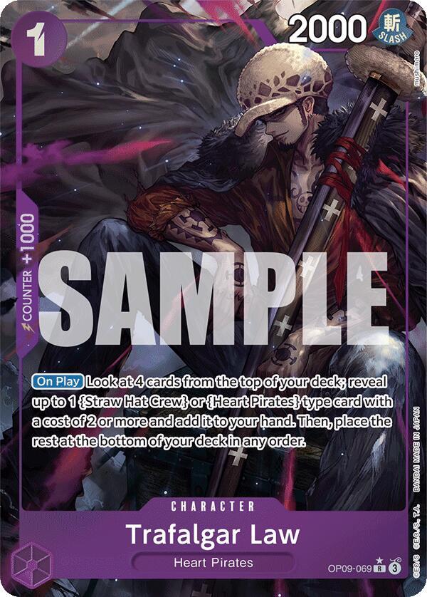 Trafalgar Law (069) (Parallel) OP09-069 Emperors in the New World One Piece Foil NM