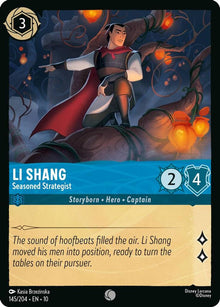 Li Shang - Seasoned Strategist 145/204 Common Whispers in the Well Lorcana NM
