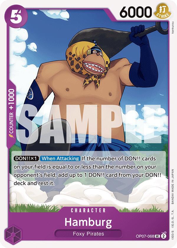 Hamburg OP07-068 Uncommon 500 Years in the Future One Piece Near Mint