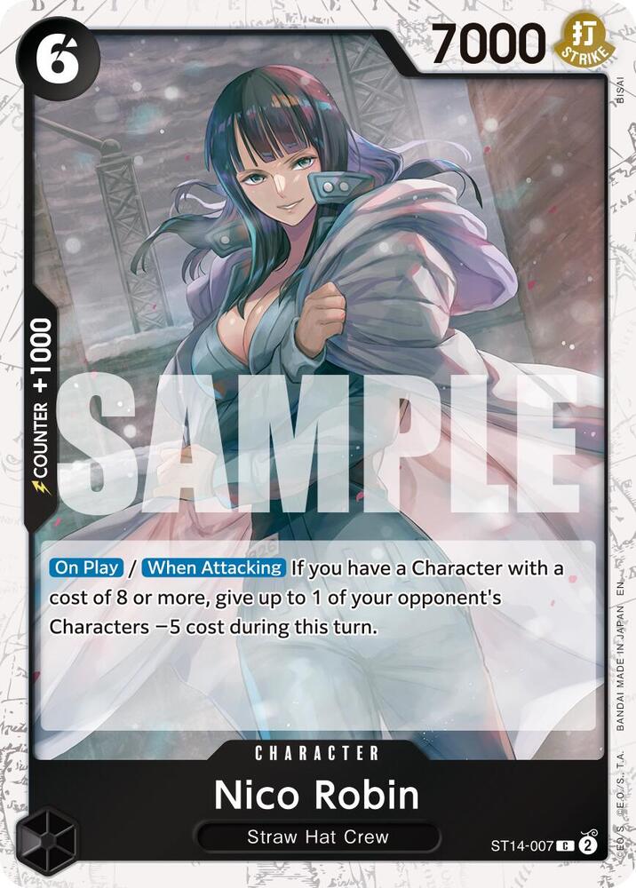 Nico Robin (Pirate Foil) ST14-007 Premium Booster -The Best- Vol. 2 One Piece NM