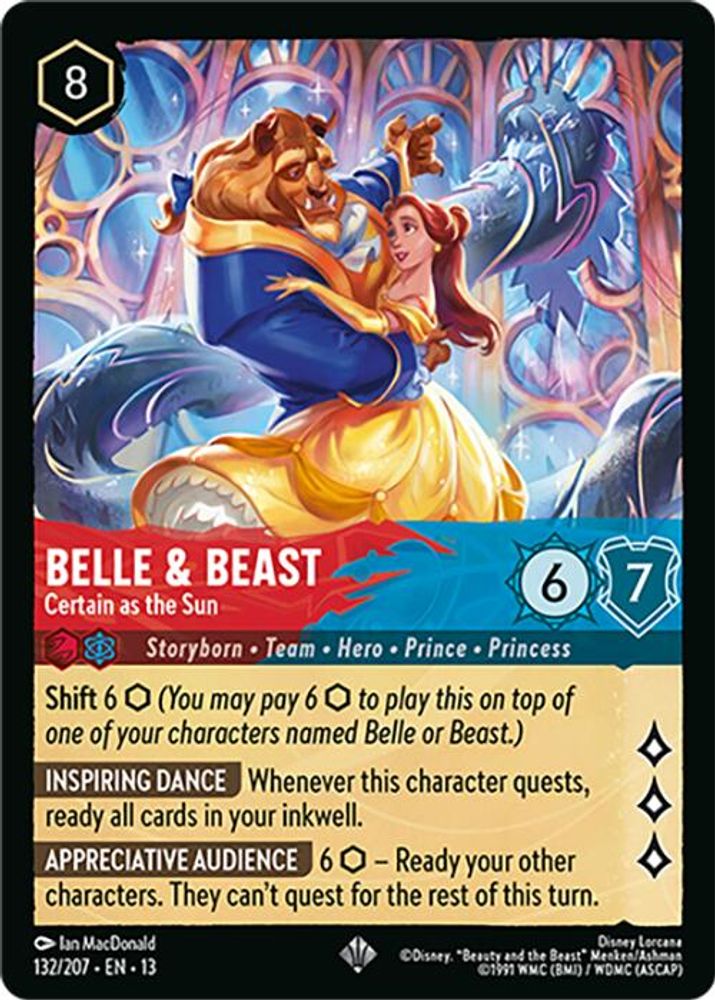 Belle & Beast - Certain as the Sun 132/204 Attack of the Vine! Lorcana NM
