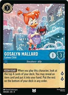 Gosalyn Mallard - Curious Child 149/204 Uncommon Winterspell Lorcana Near Mint