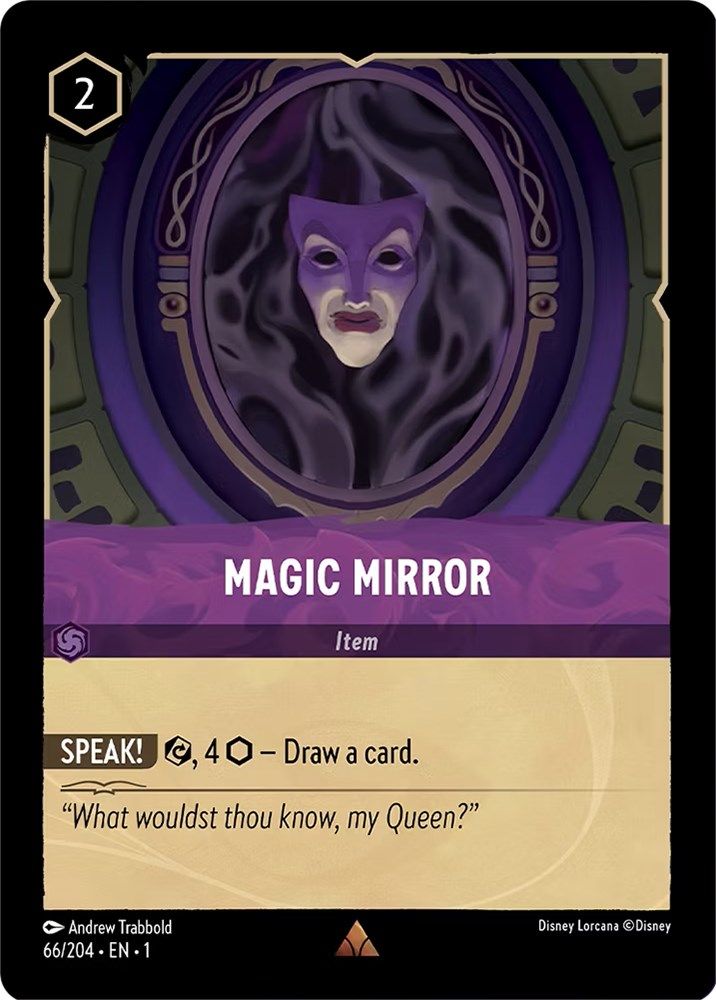 Magic Mirror 66/204 Rare The First Chapter Lorcana Near Mint