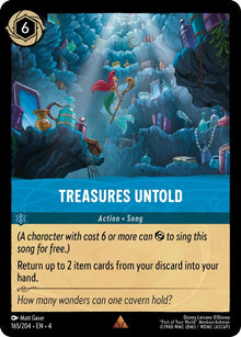 Treasures Untold 165/204 Rare Ursula's Return Lorcana Near Mint