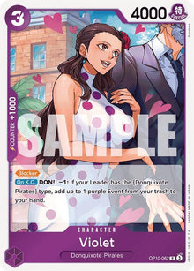Violet OP10-062 Rare Royal Blood One Piece Foil Near Mint