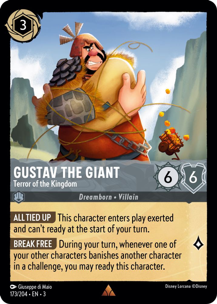 Gustav the Giant - Terror of the Kingdom 173/204 Into the Inklands Lorcana NM