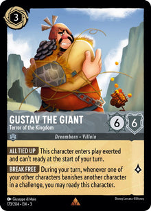 Gustav the Giant - Terror of the Kingdom 173/204 Into the Inklands Lorcana NM