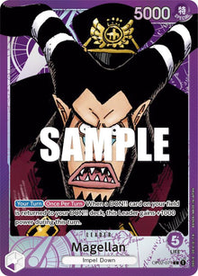 Magellan (071) (Alternate Art) OP02-071 Leader Paramount War One Piece Foil NM