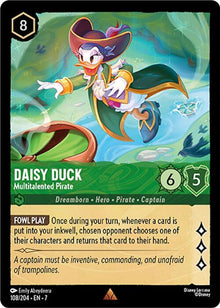 Daisy Duck - Multitalented Pirate 108/204 Rare Archazia's Island Lorcana NM